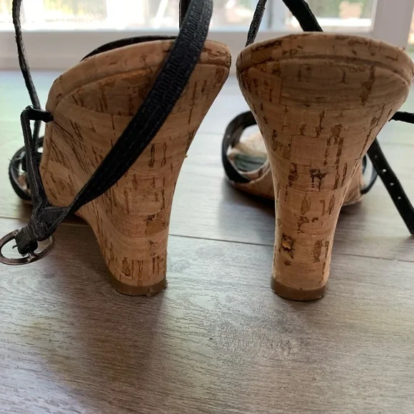 Nordstrom black wedges - Picture 4 of 7